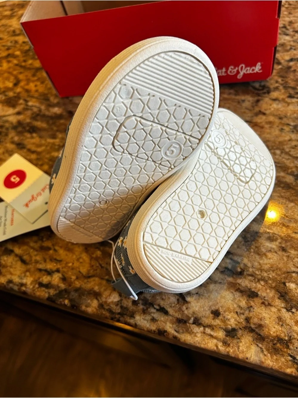 Cat & Jack Blue Daisy Slip-On Sneakers for Kids
